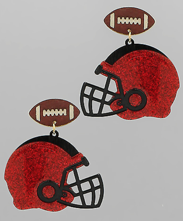 Glitter Red/Black Helmet (Gameday Accessory)