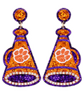 Glitter Clemson Megaphone (Gameday Accessory)