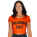 Oklahoma State Orange Babydoll Tee