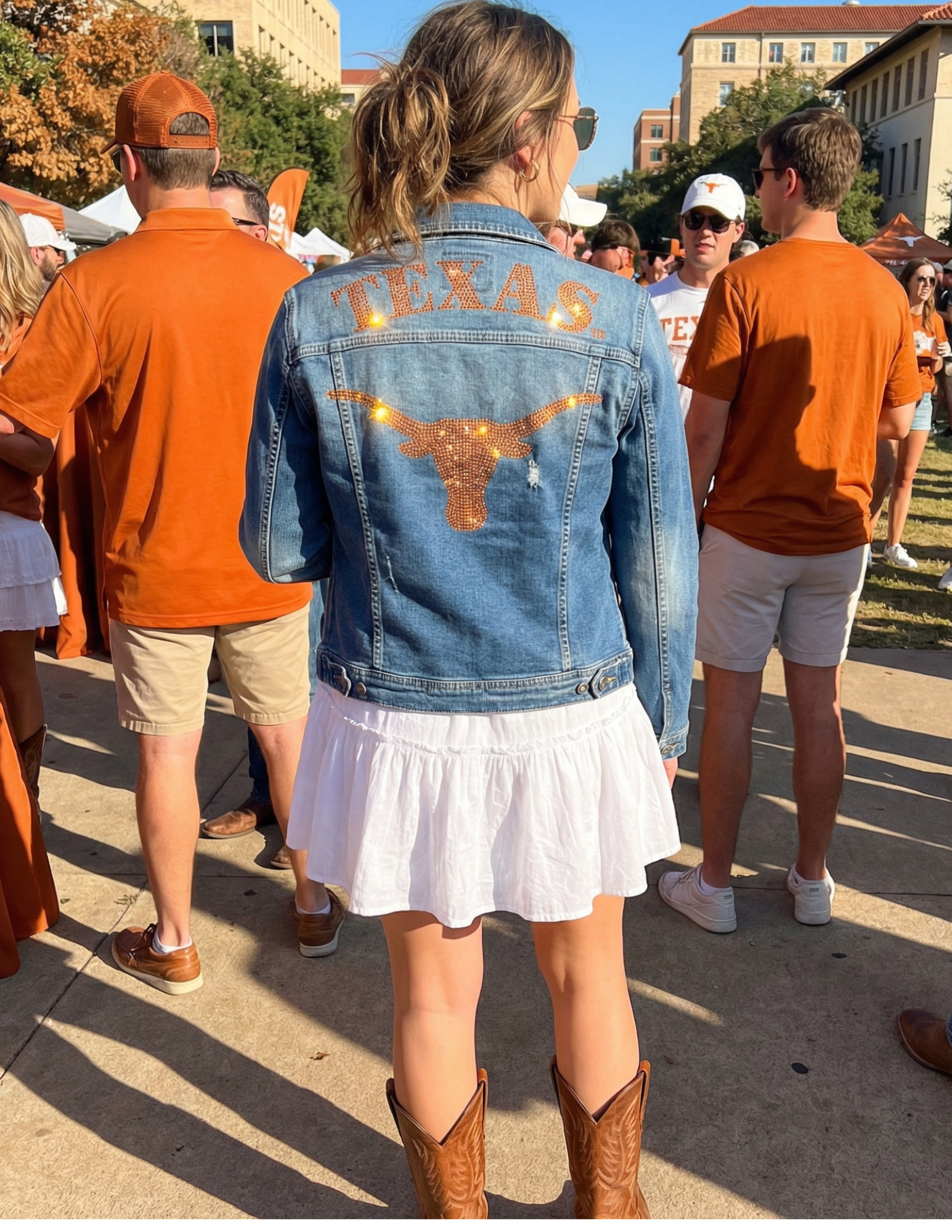 University of Texas-Austin Longhorn Blue Denim Jacket