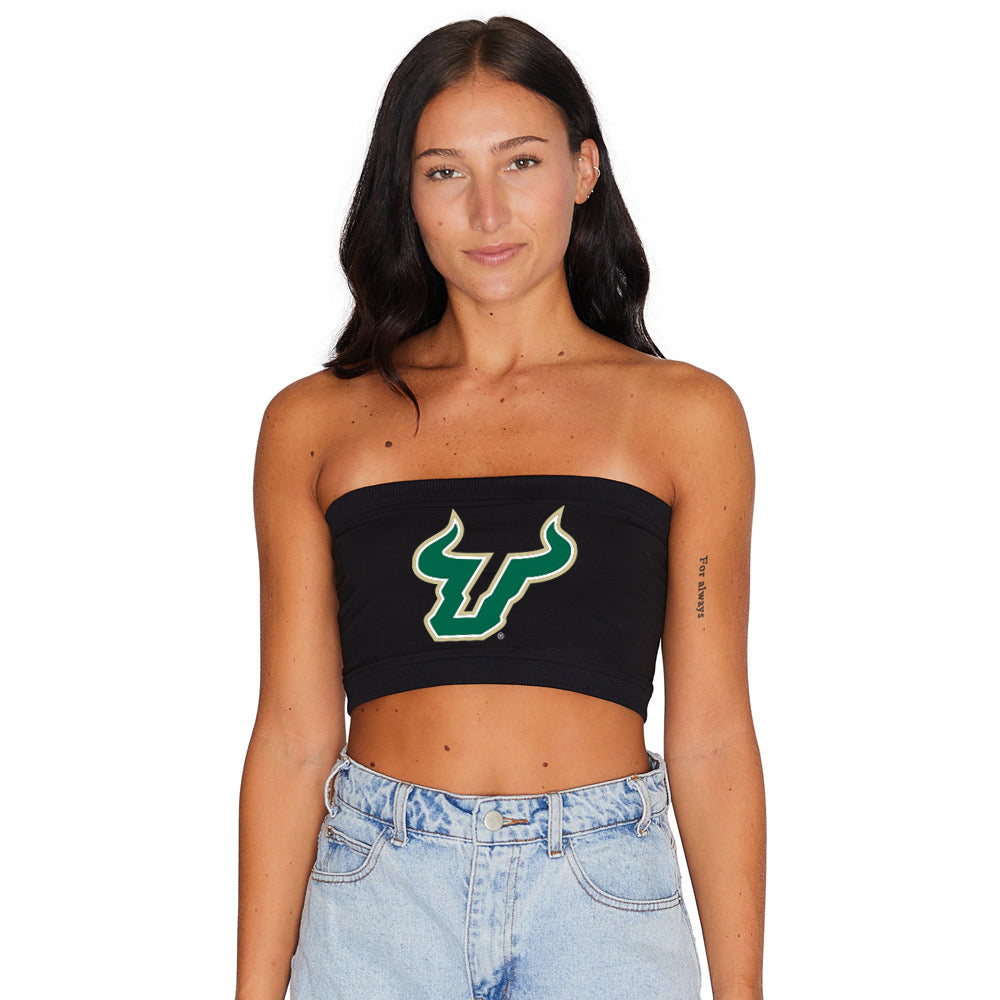 USF Black Bandeau Top