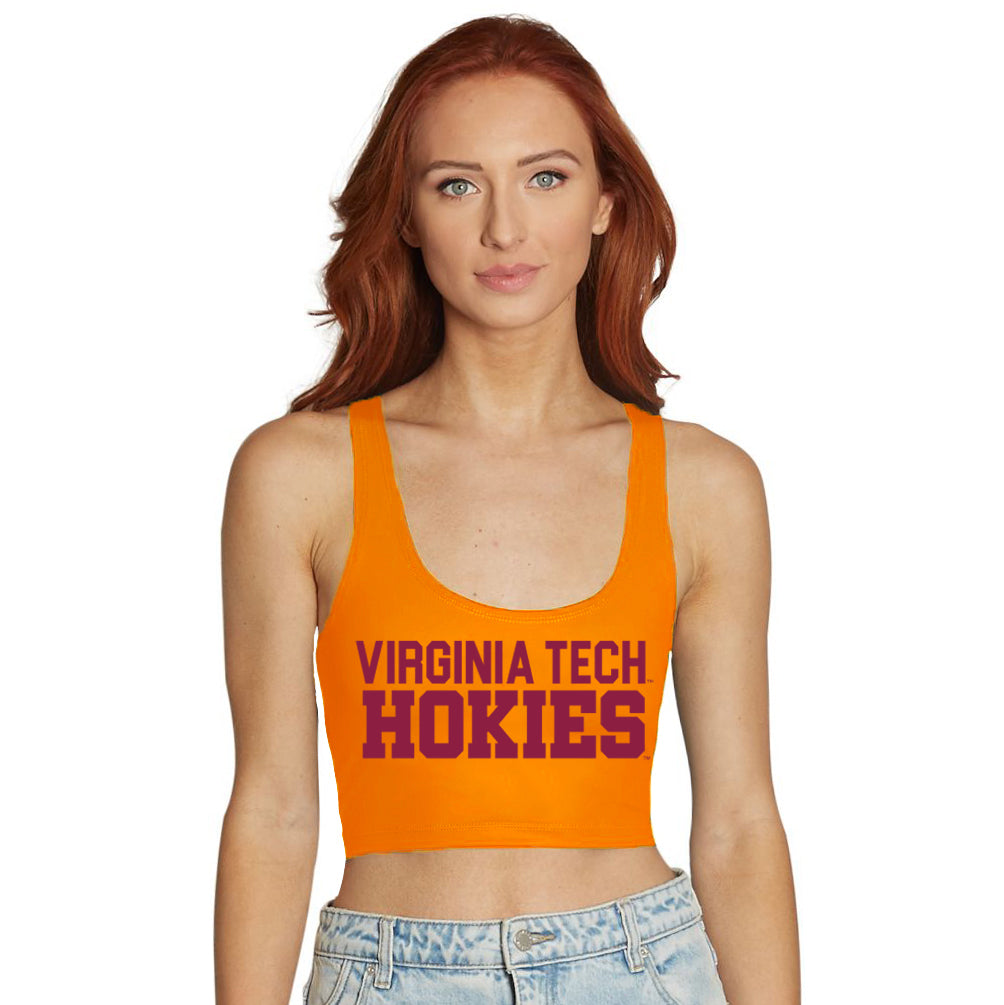 Virginia Tech Orange Crop Tank Top