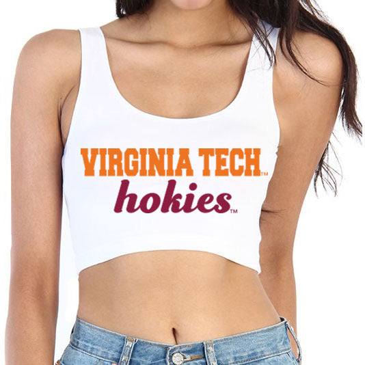 Virginia Tech Crop Tank Top
