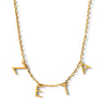 Zeta Tau Alpha Name Necklace