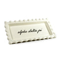 Alpha Delta Pi Jewelry Dish - Rectangular Cursive Script Sorority Name