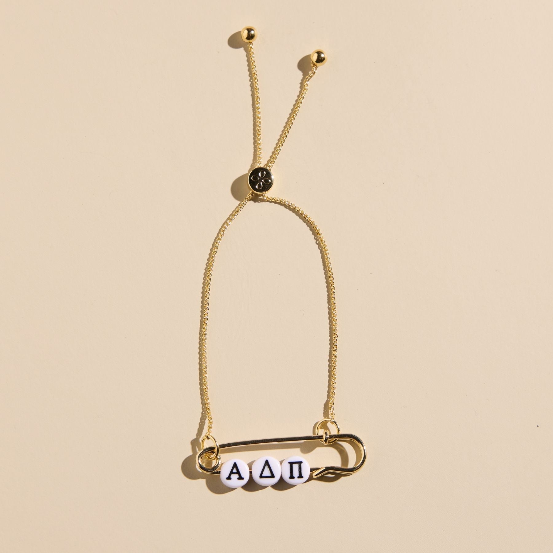 Alpha Delta Pi Sorority Safety Pin Bracelet - Officially Licensed