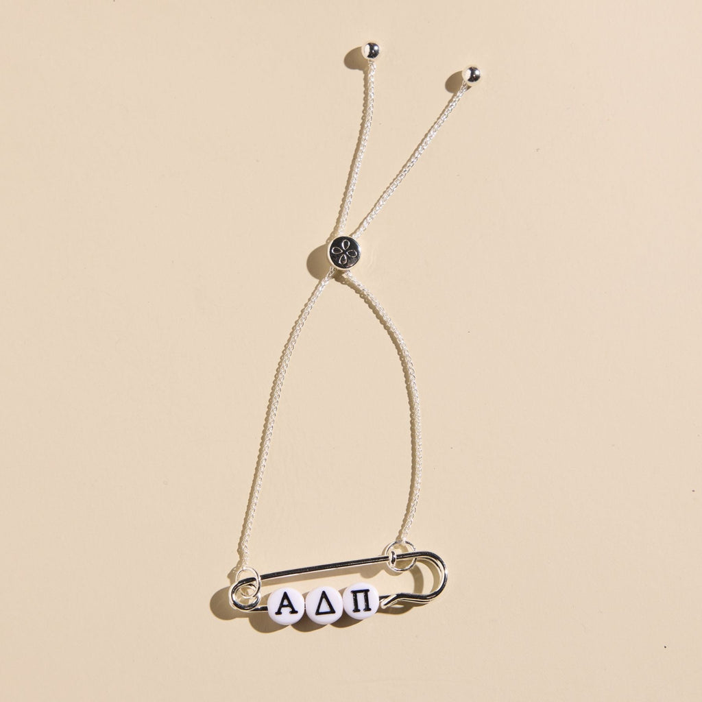 Alpha Delta Pi Sorority Safety Pin Bracelet - Officially Licensed