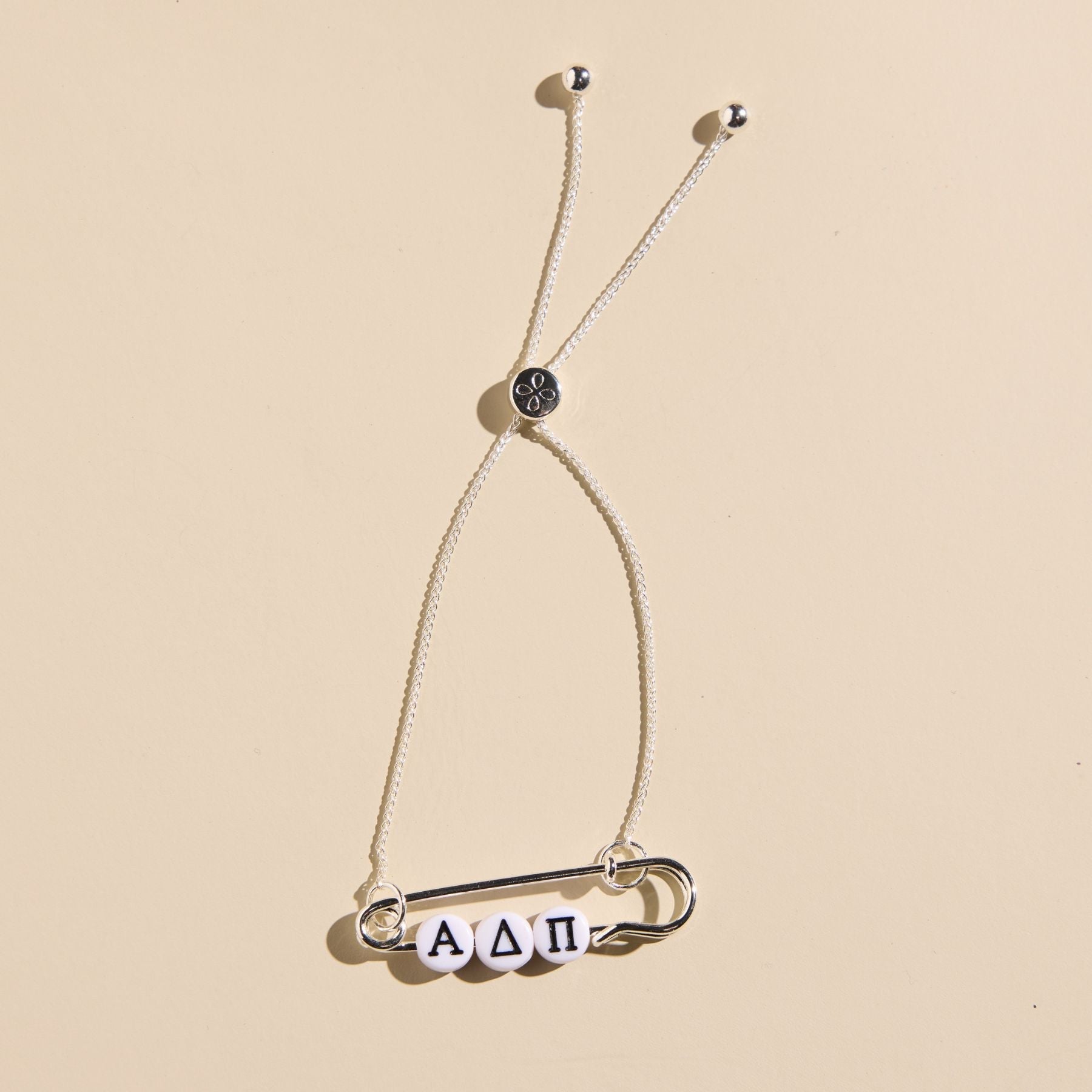 Alpha Delta Pi Sorority Safety Pin Bracelet - Officially Licensed