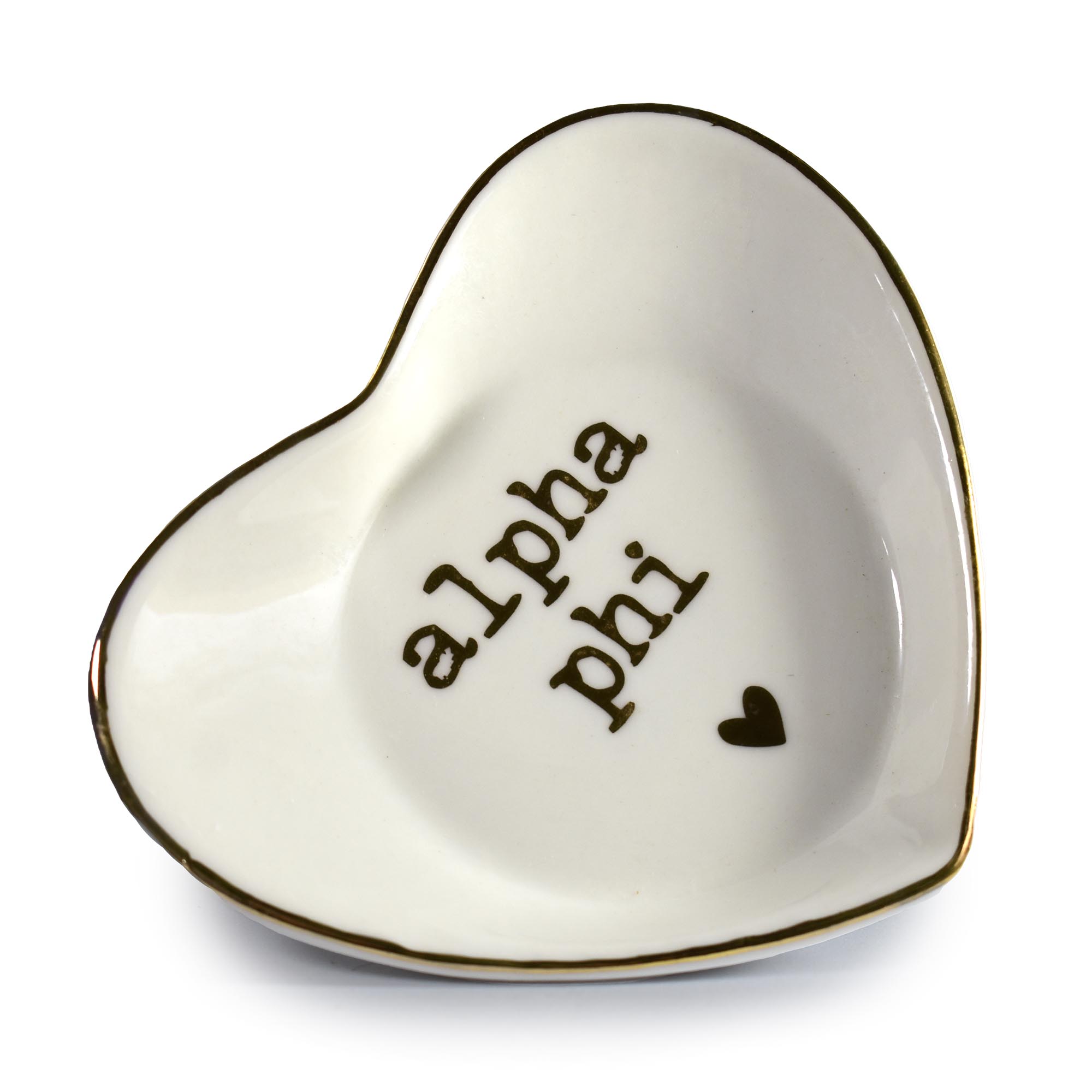 Alpha Phi Ceramic Ring Dish