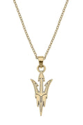 Arizona State Sun Devils 24K Gold Plated Pendant Necklace