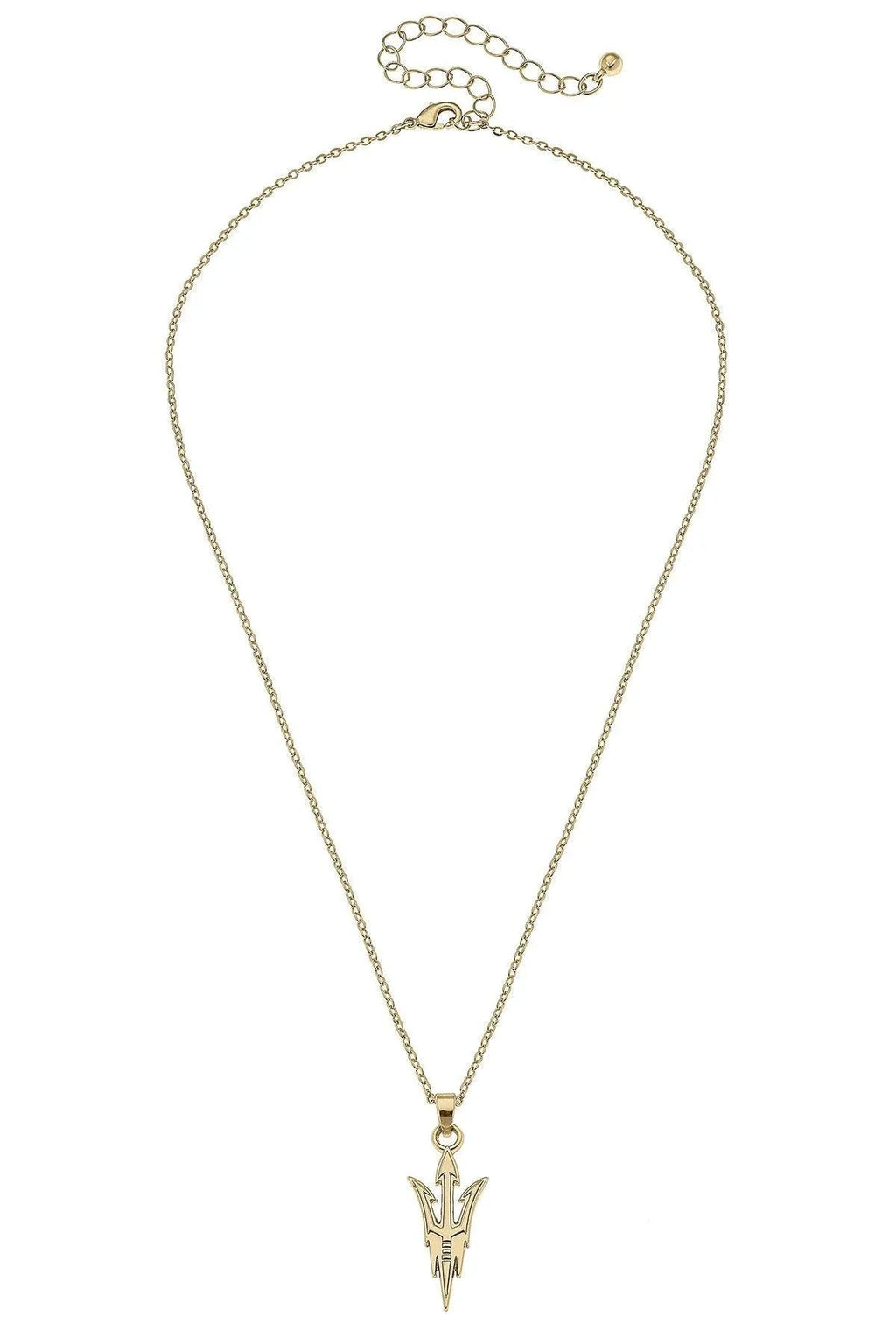 Arizona State Sun Devils 24K Gold Plated Pendant Necklace