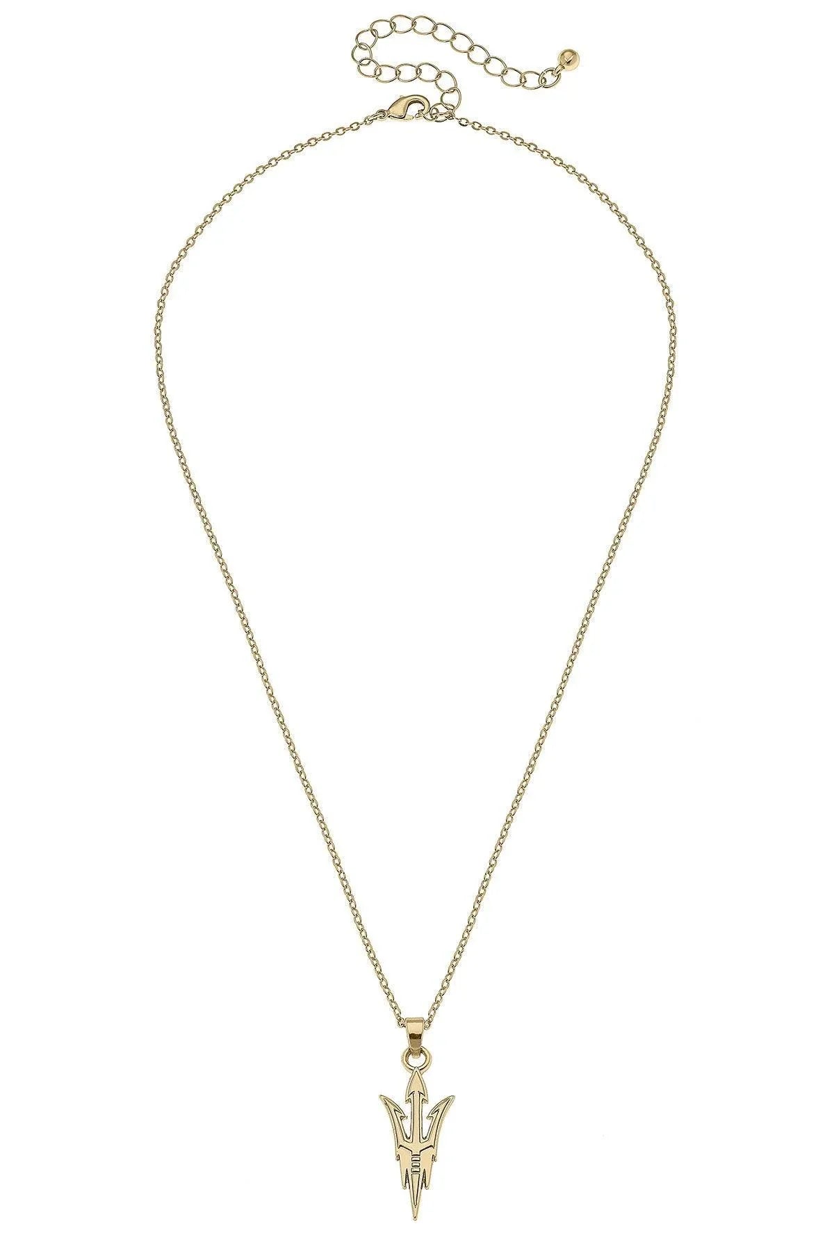 Arizona State Sun Devils 24K Gold Plated Pendant Necklace