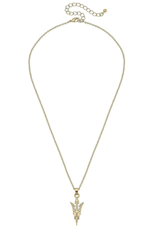 Arizona State Sun Devils 24K Gold Plated Pendant Necklace
