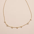 Arizona State University "Forks Up" Initial Necklace