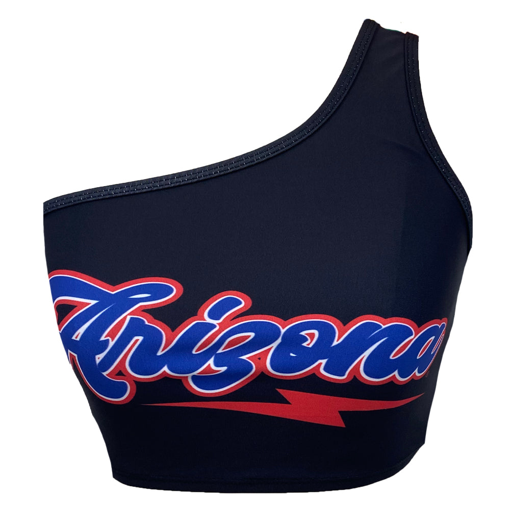 University of Arizona Lightning One Shoulder Top