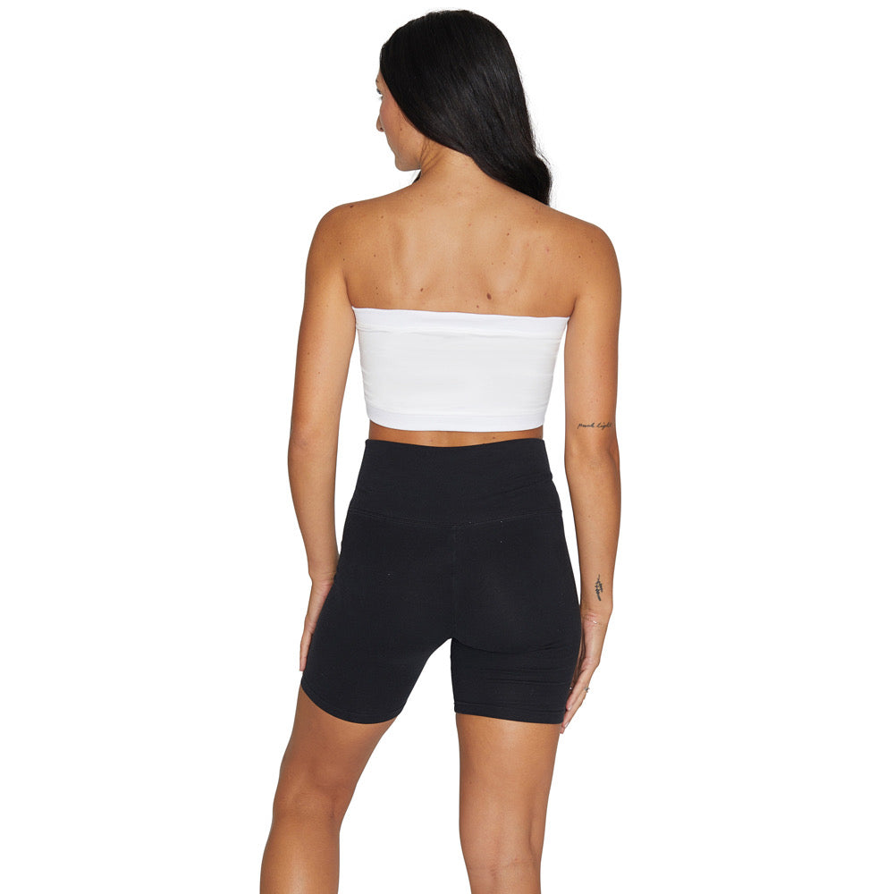 UConn White Bandeau Top