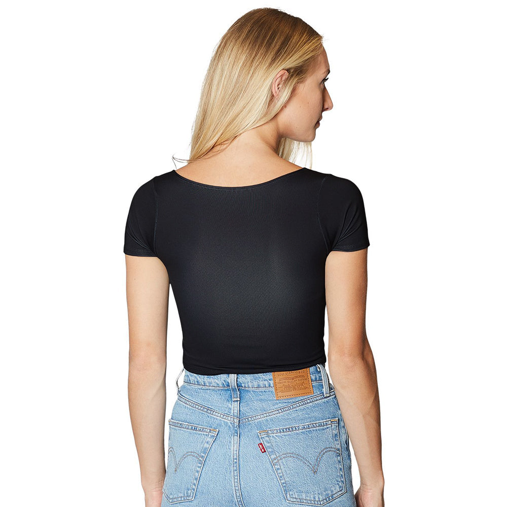 Michigan State Black Babydoll Tee