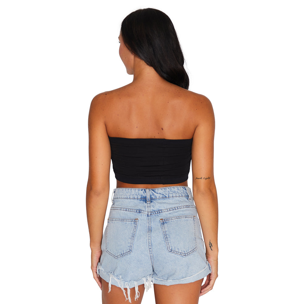 Colorado Boulder Black Bandeau Top