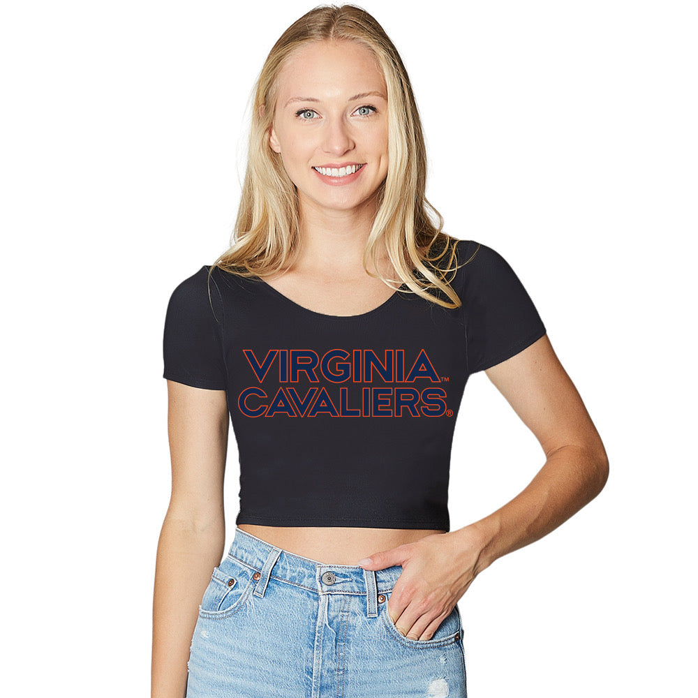 Virginia Cavaliers Black Babydoll Tee