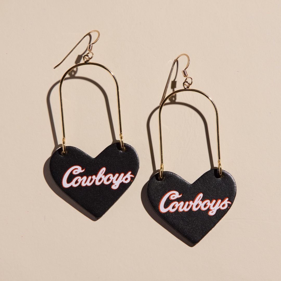 Black Oklahoma State University Cowboys Heartthrobs