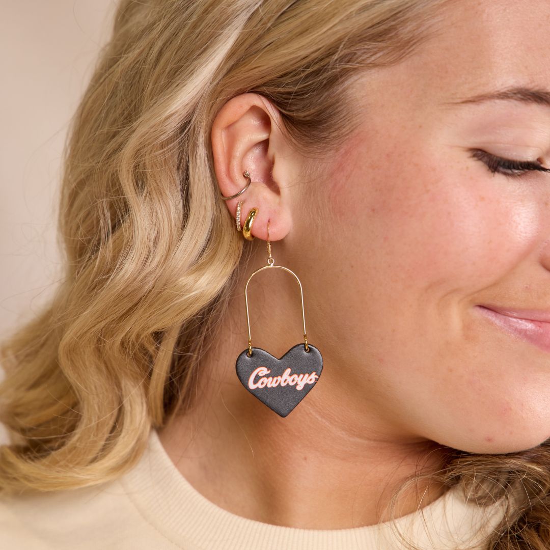 Black Oklahoma State University Cowboys Heartthrobs