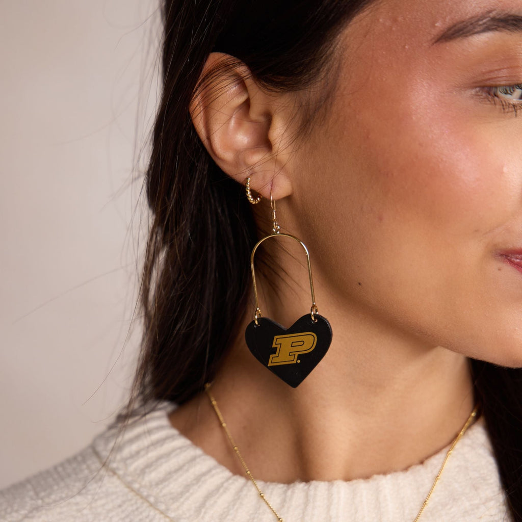 Black Purdue University Heartthrobs