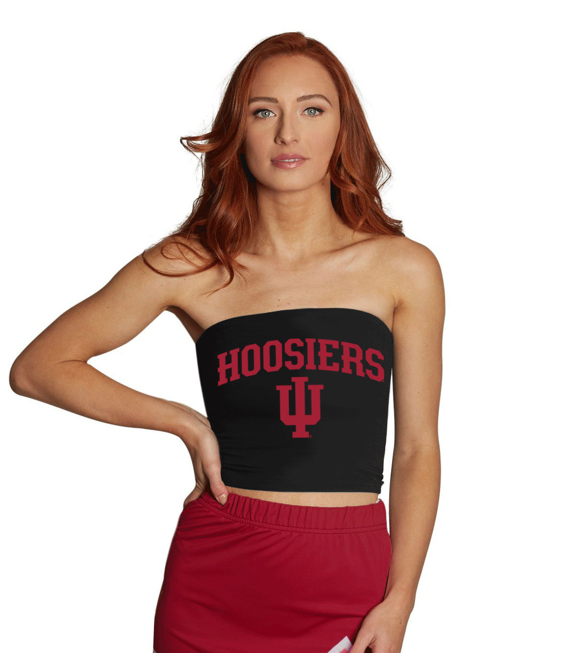 Indiana Hoosiers Black Tube Top