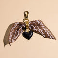 Brown Bandana Bag Charm