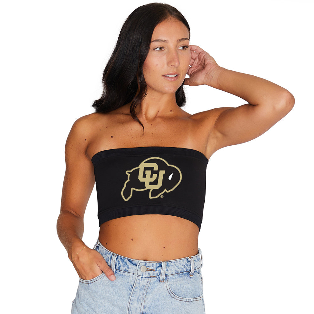 Colorado Boulder Black Bandeau Top