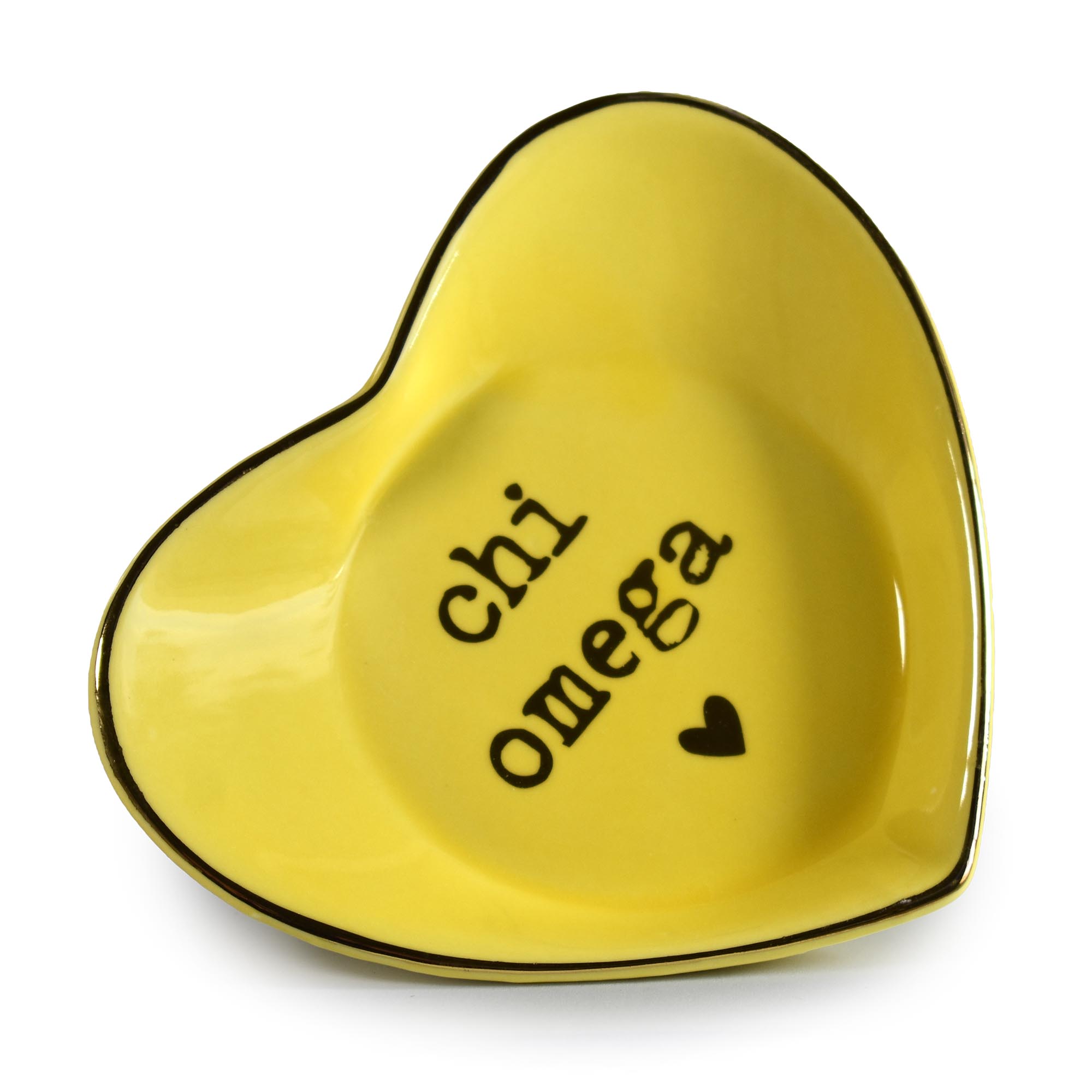 Chi Omega Ceramic Ring Dish