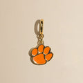 Clemson University Paw Print Enamel Charm