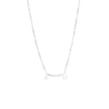 Chi Omega Silver Greek Letters Necklace