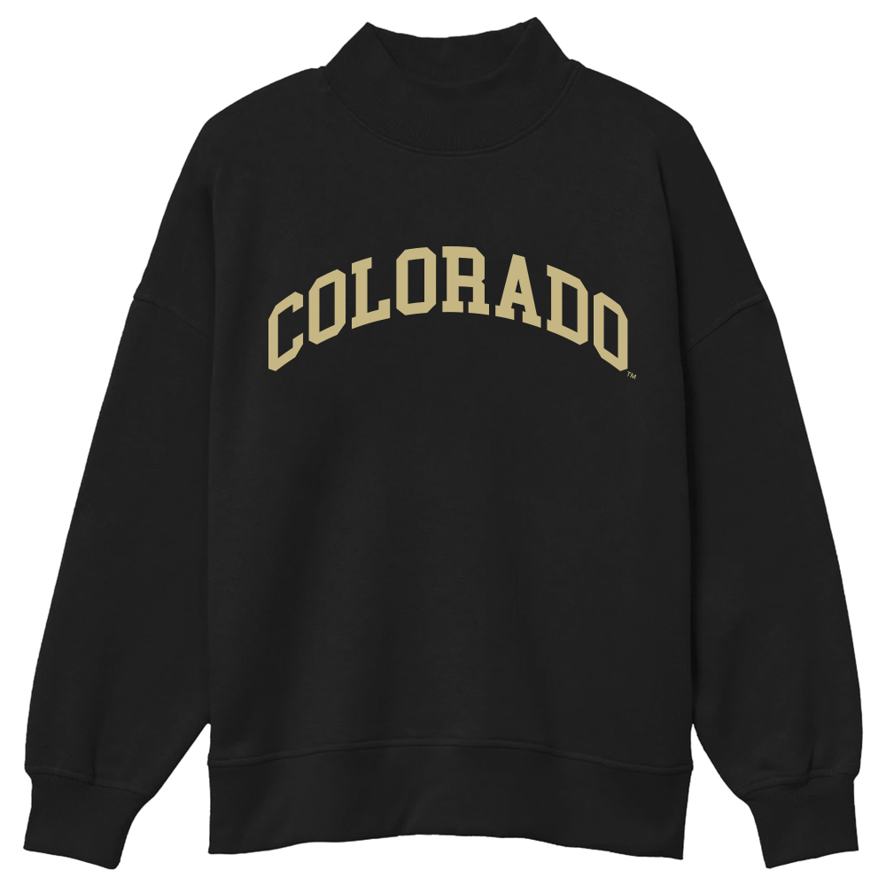 Colorado Boulder Mock Neck Sweatshirt