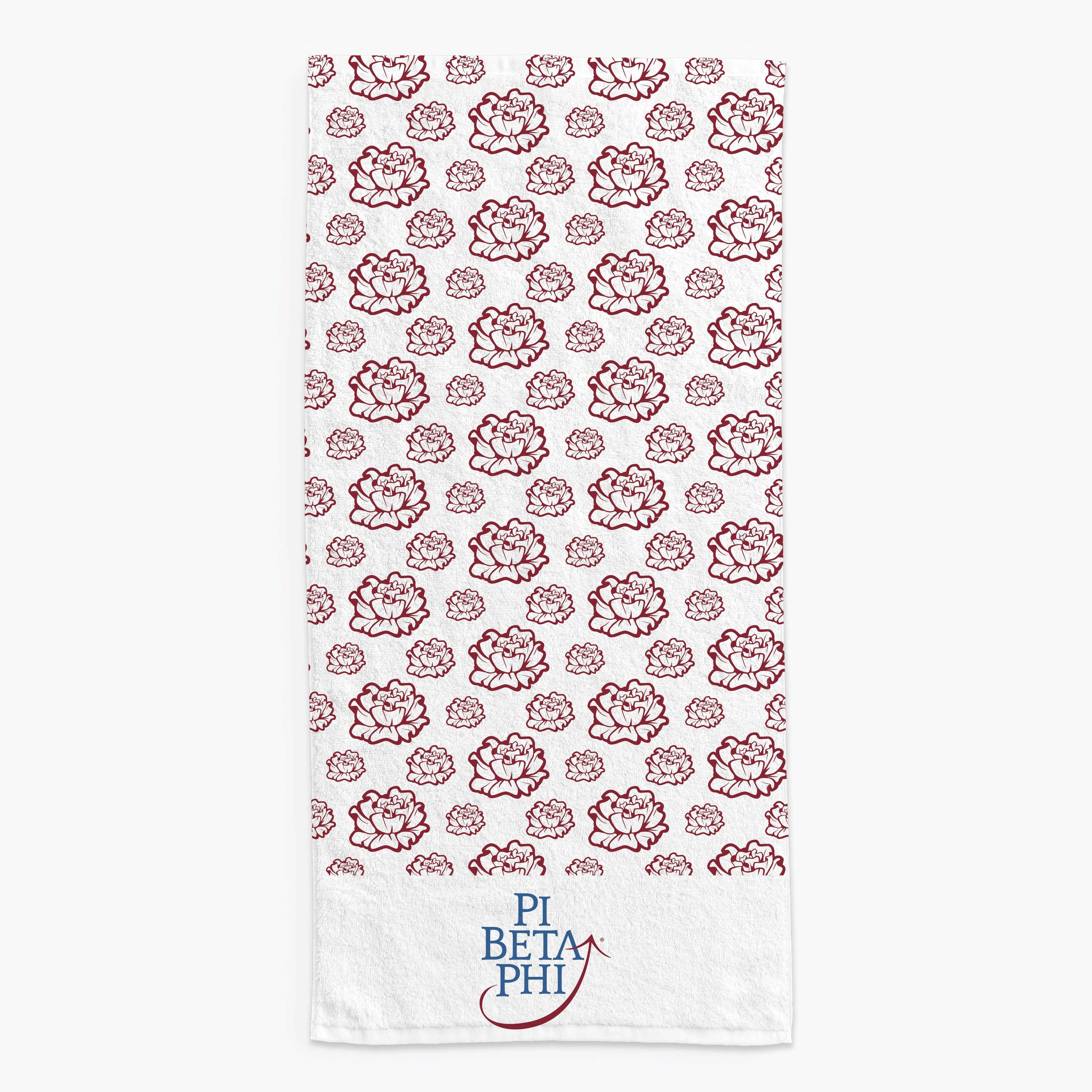 Pi Beta Phi Beach Towel- Lightweight Brand Design