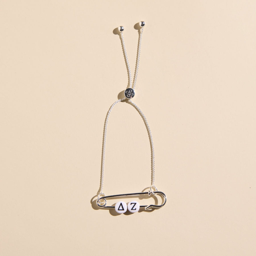 Delta Zeta Sorority Safety Pin Bracelet - Officially Licensed