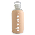 Delta Zeta Glass Water Bottle with Silicone Sleeve