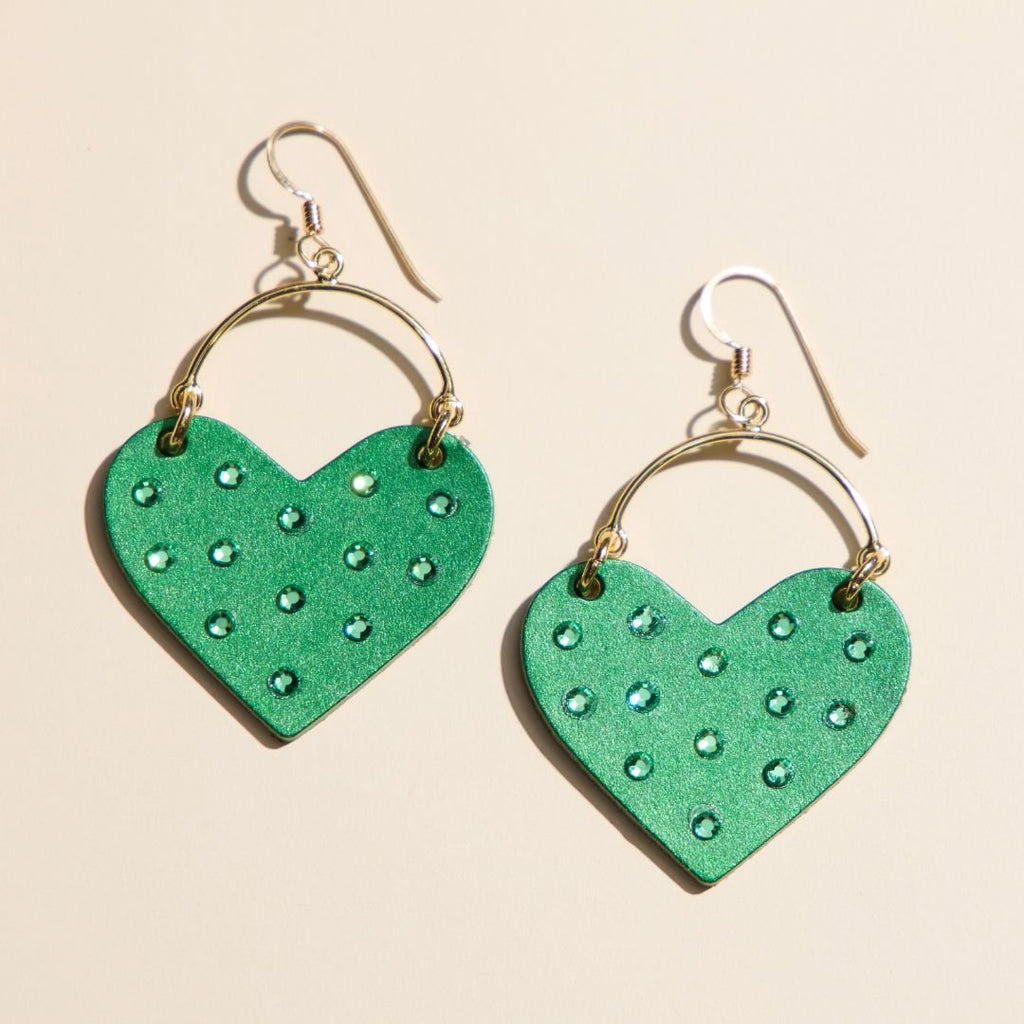 Emerald Sparkle Jeweled Harlow