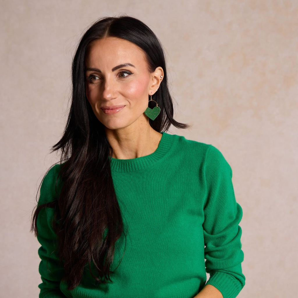 Emerald Sparkle Jeweled Harlow