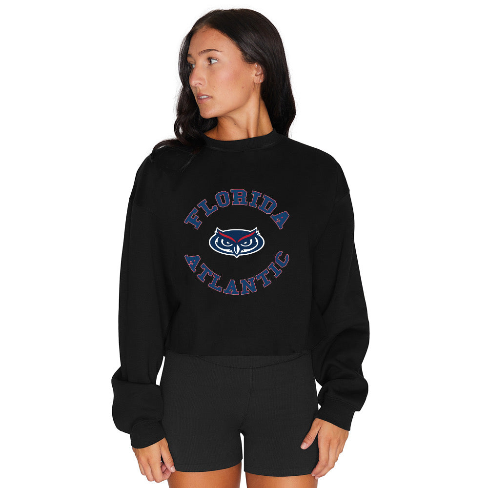 Florida Atlantic Owls Black Crewneck