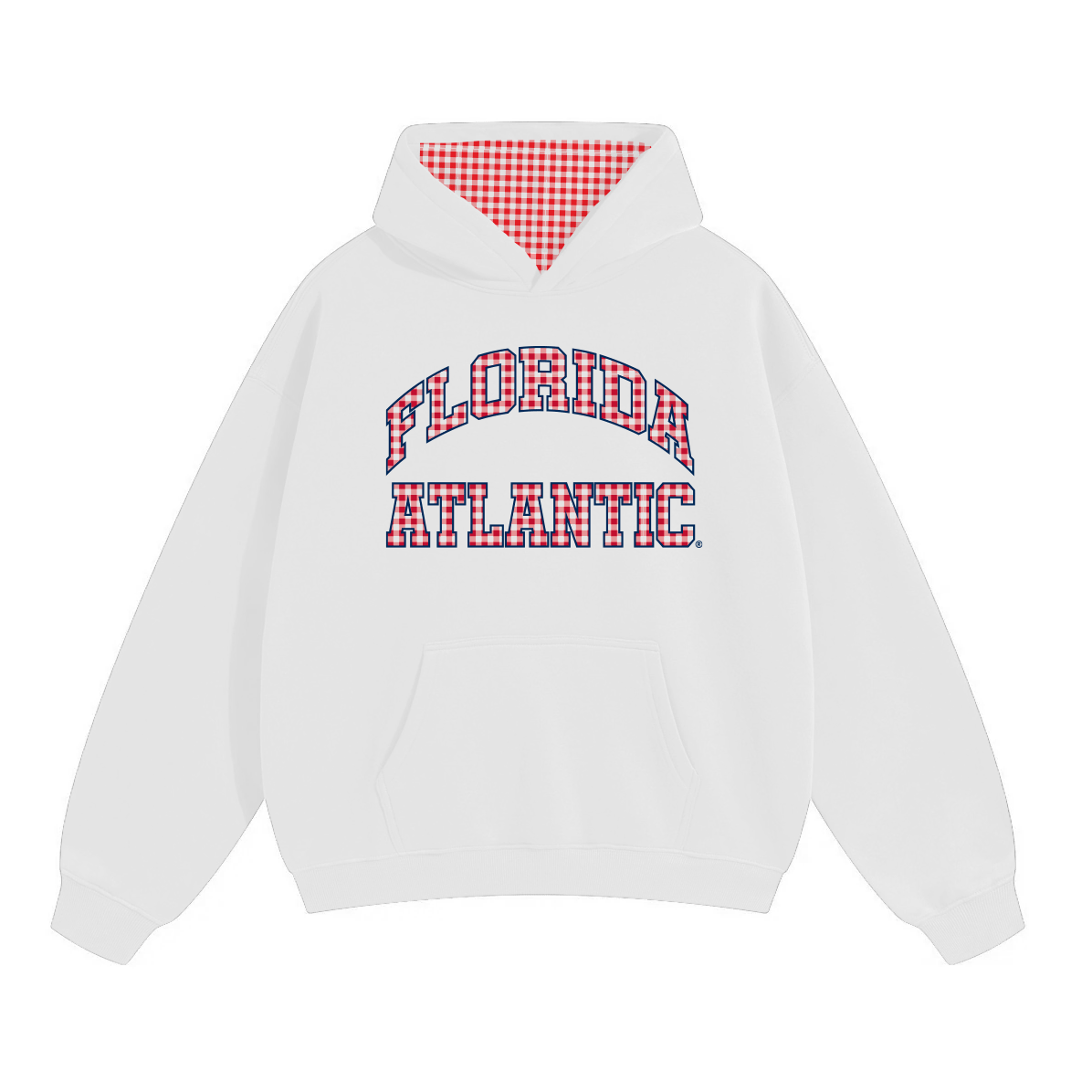 Florida Atlantic Owls Gingham Hoodie