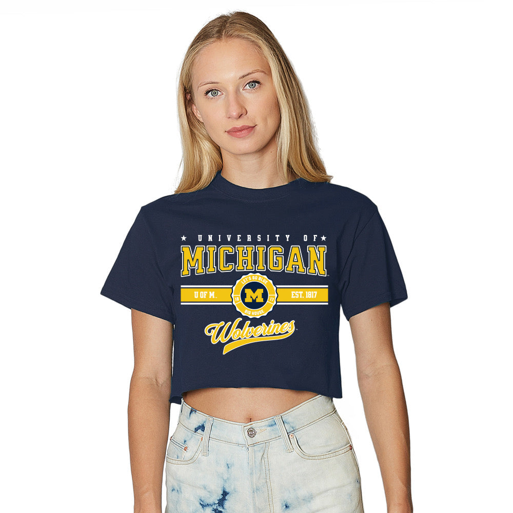 University of Michigan Classic Navy Tee