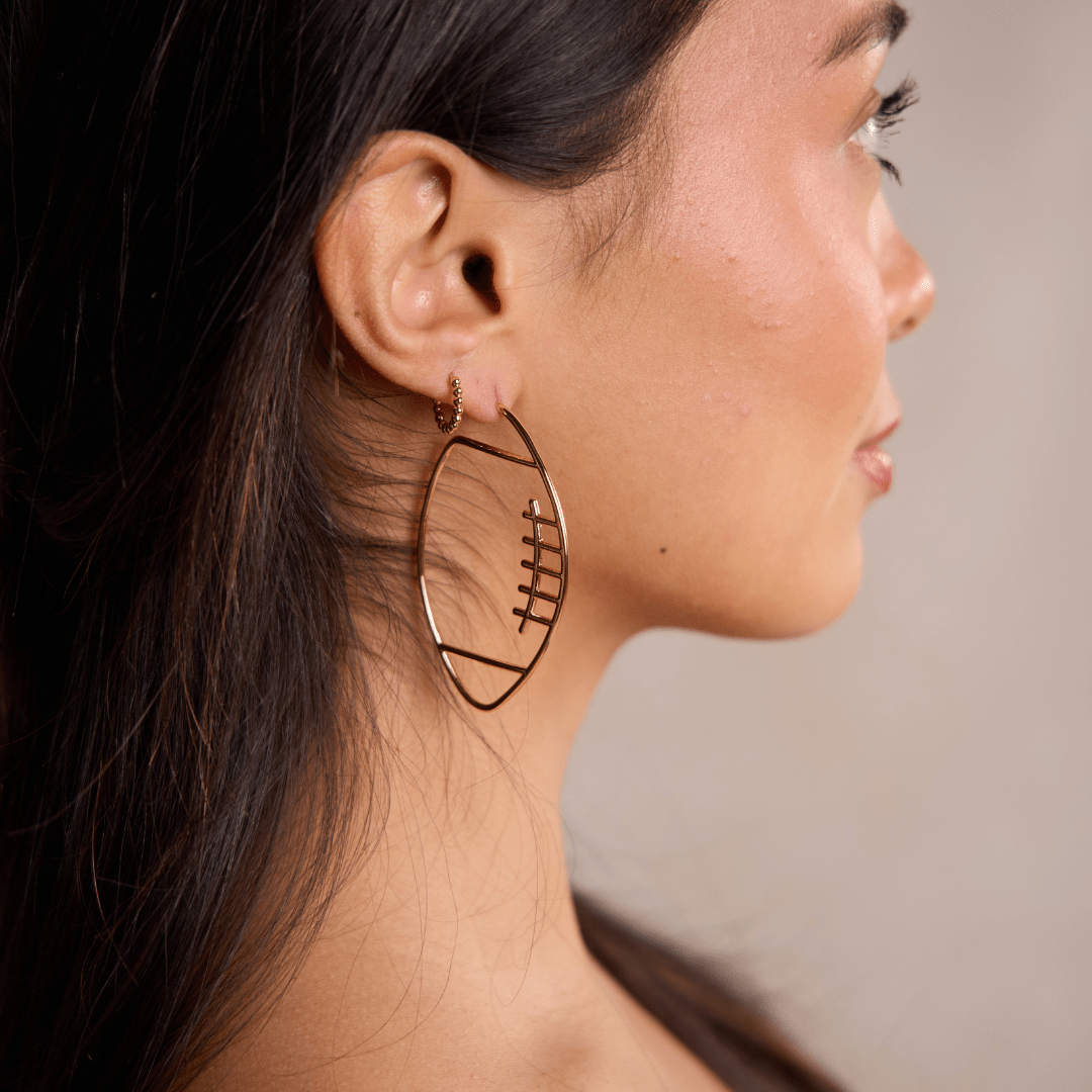 Gold Football Hoops