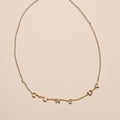 Gold Texas Tech University "Guns Up" Initial Necklace