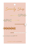 Gamma Phi Beta Sorority Hair Clips