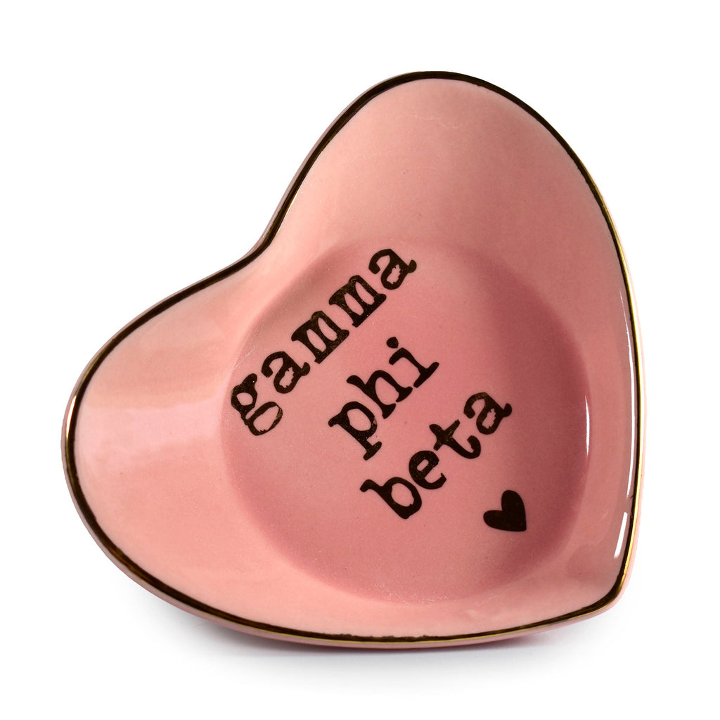 Gamma Phi Beta Ceramic Ring Dish