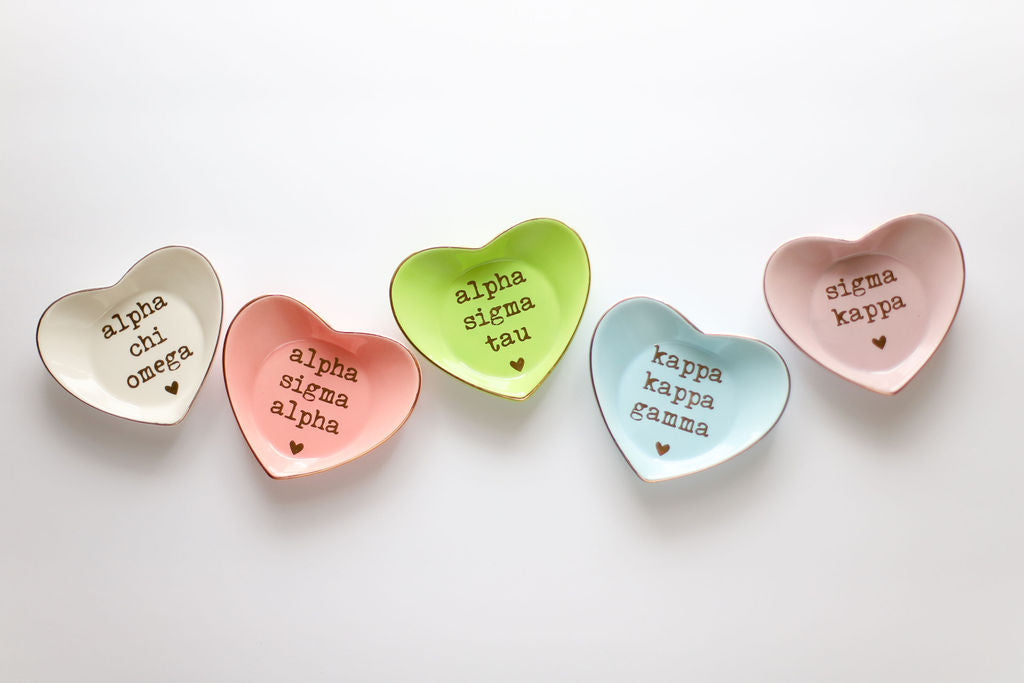Alpha Chi Omega Ceramic Ring Dish