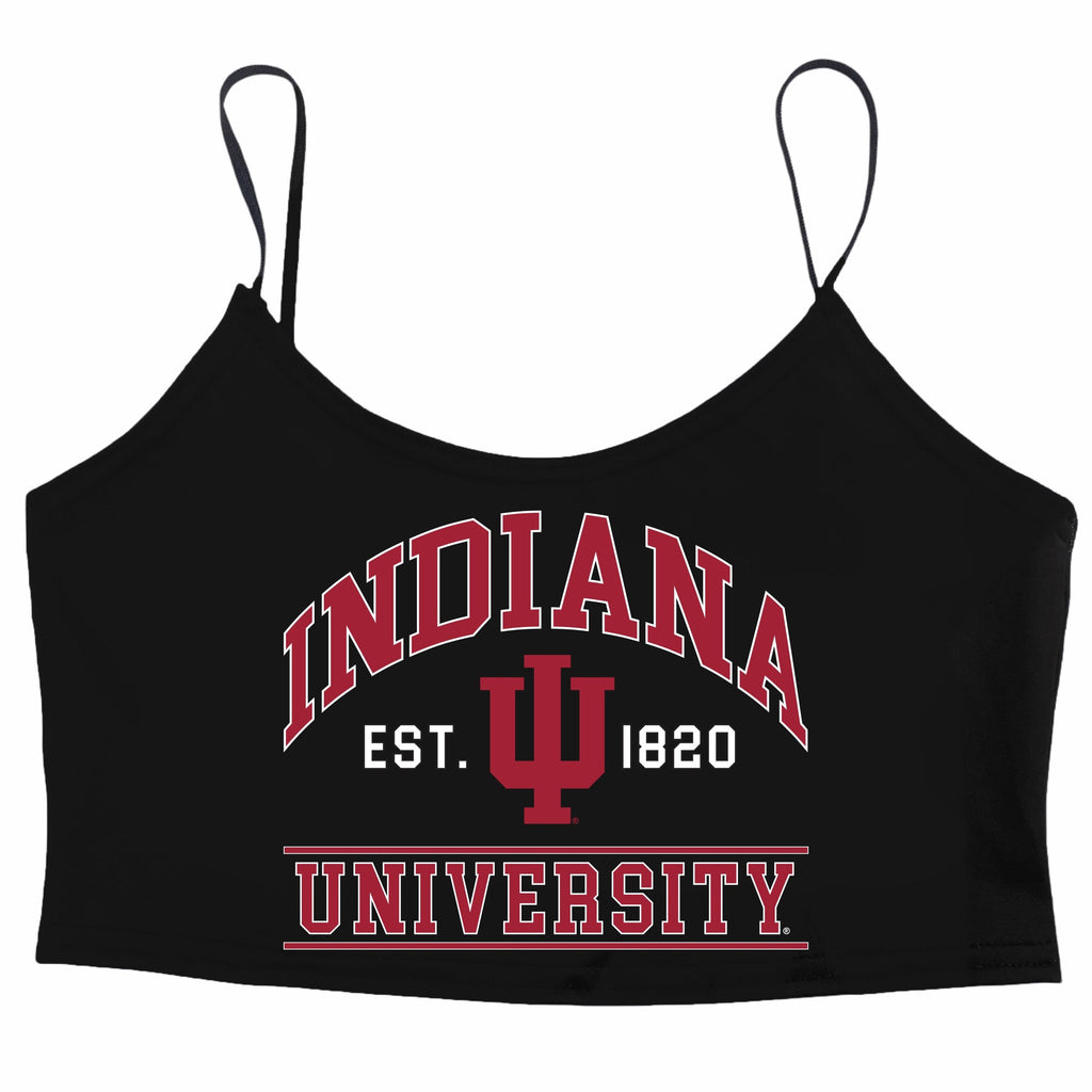 Indiana Hoosiers Black Spaghetti Tank
