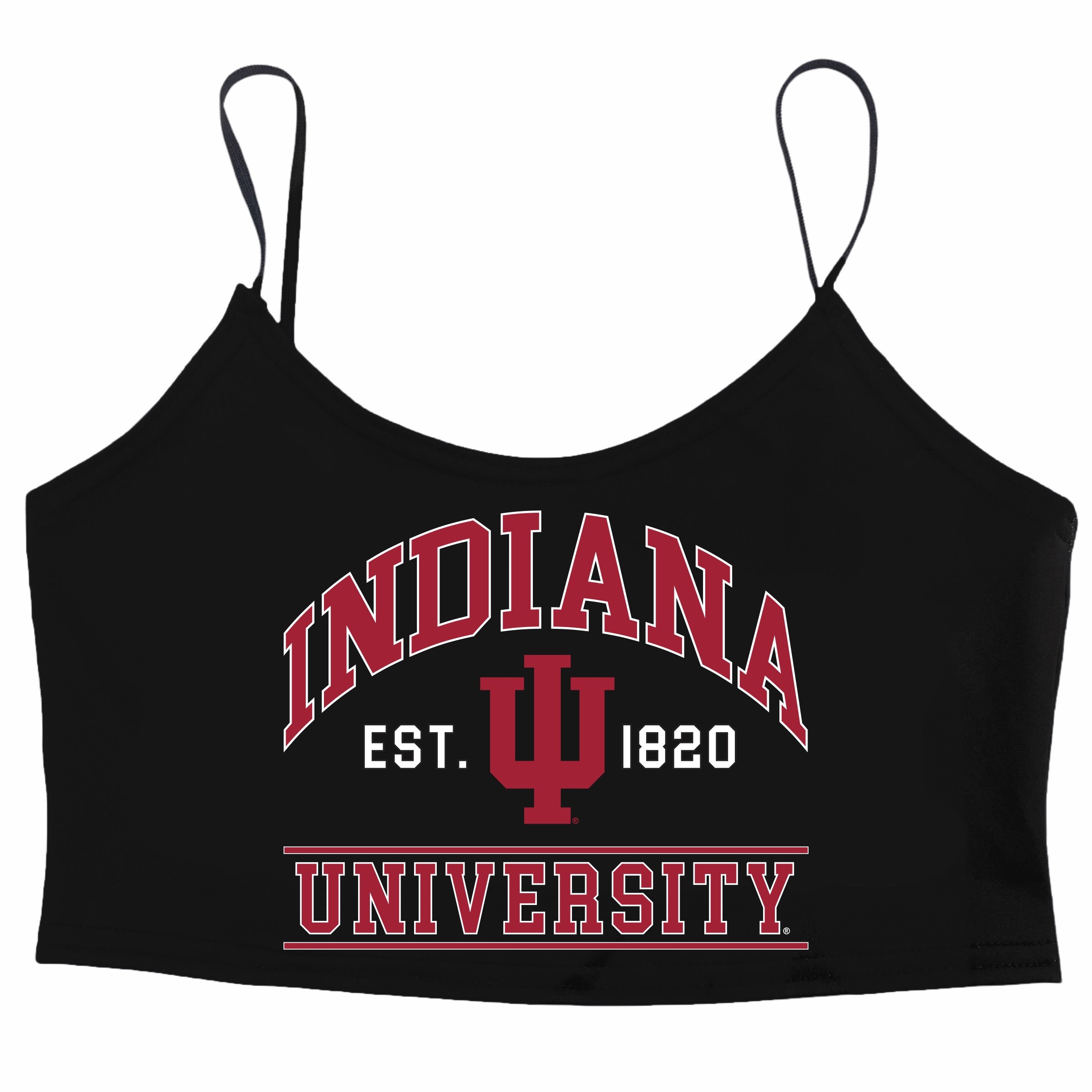 Indiana Hoosiers Black Spaghetti Tank