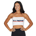 Illinois Fighting Illini White Bandeau Top