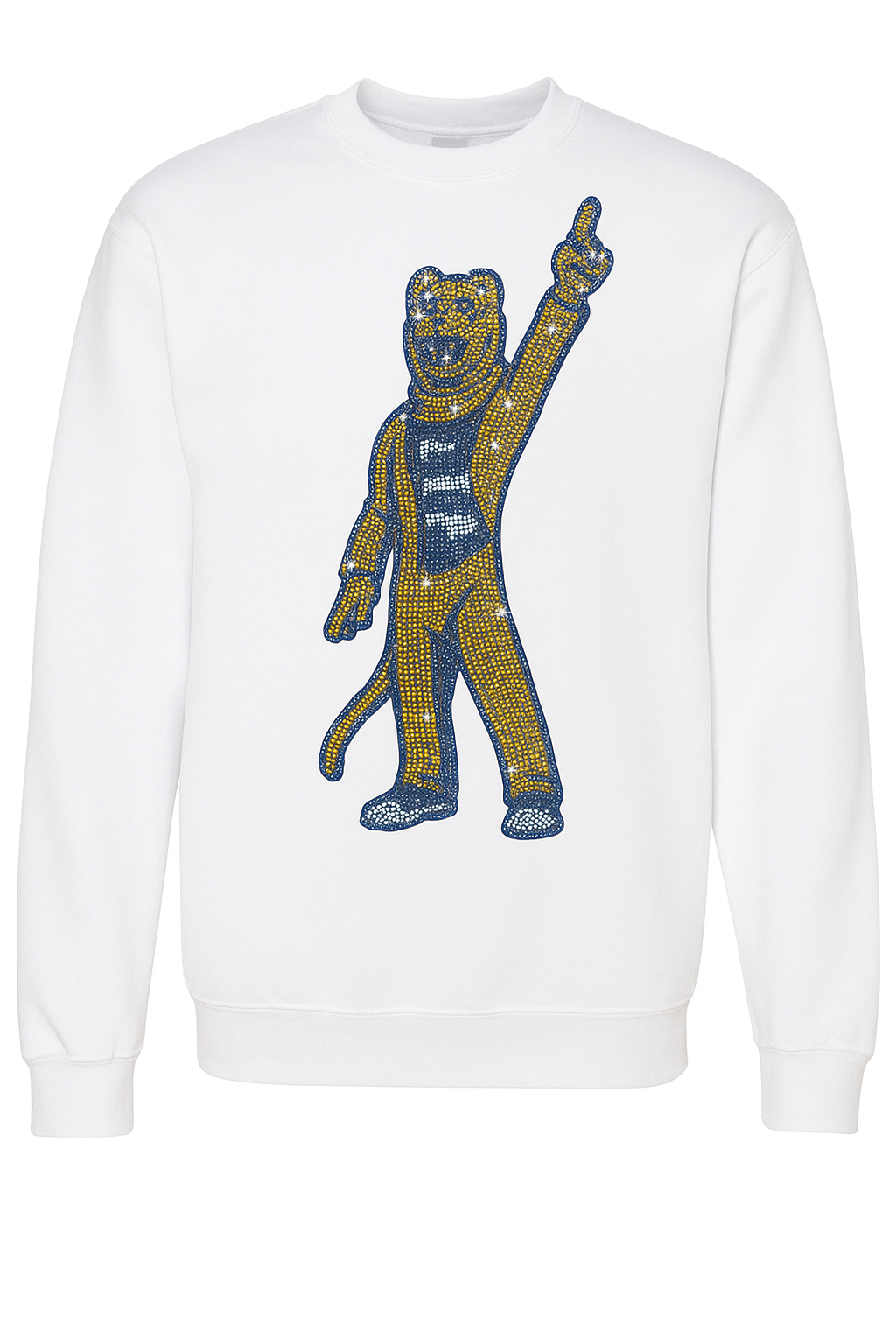 Penn State Full Body Mascot White Crewneck Sweatshirt